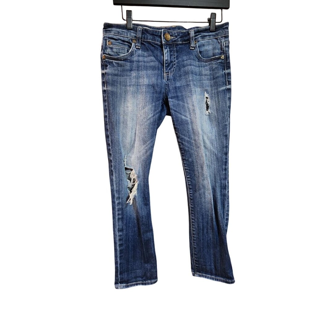 Not Your Daughters Jeans Catherine Boyfriend Petite Cropped Denim Jeans 2P Blue